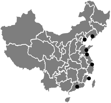中国沿海订舱服务网点